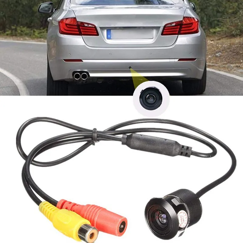 HD 170° Car Rear View Camera Reversing For Car 8 LED Night Vision Parking Monitoring Waterproof Wide Angle Auto 12VBackup Camera vehicle blackbox dvr