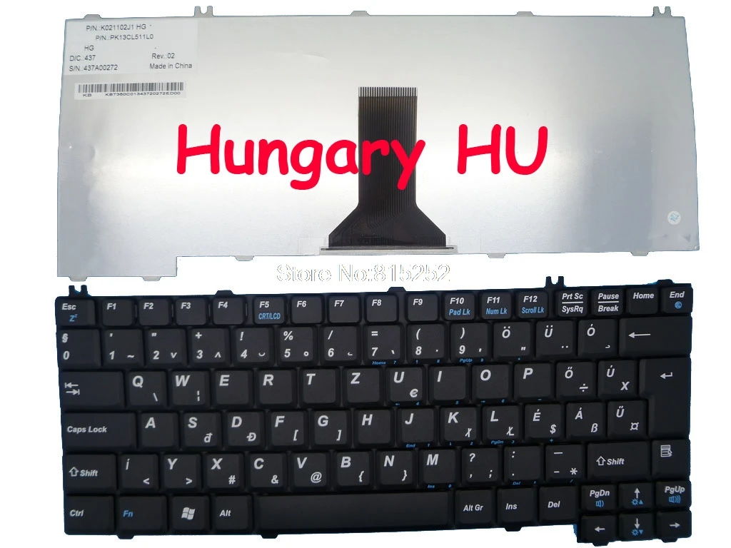 Клавиатура для ноутбука ACER TM290 TM291 E290 K021102J1 HG PK13CL511L0 КБ. T350C. 013 Венгрии Ху Новый |