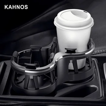 

Car Cup Holder Dual Saucer Drink Holder Multi-functional Water Bottle Mount Stand Universal Holder Auto Organizer