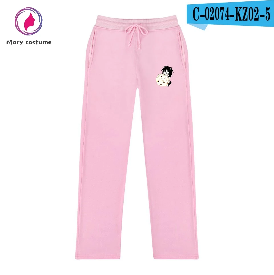 Creepypasta Style Cooton Men Loose Pants High Quality Jogging Sports Trousers Fashion Comfortable Casual Pants - Цвет: Pink