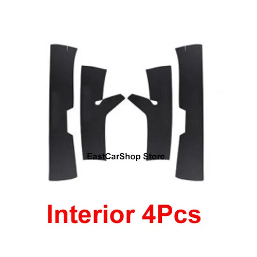 Car Door Threshold Protective PU Leather Sticker Accessories Door Sill Welcome Pedal Cover for Toyota RAV-4 RAV4 2021 2020 2019 Interior 4Pcs