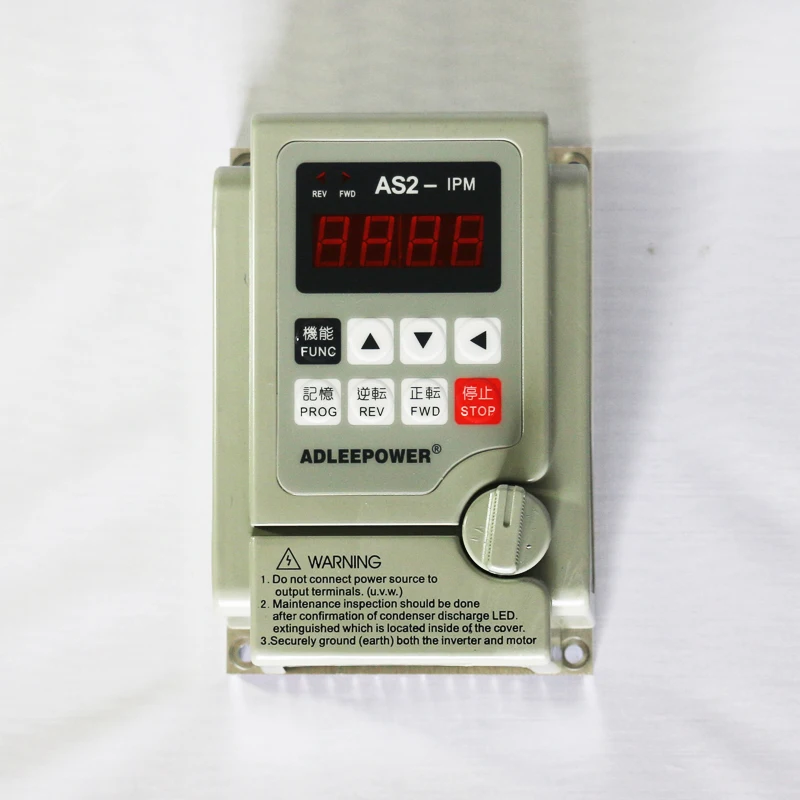 

1pc New Inverter 1HP 0.75KW 220V AS2-107 AS2-IPM can use Three-phase 380v motor speed regulation