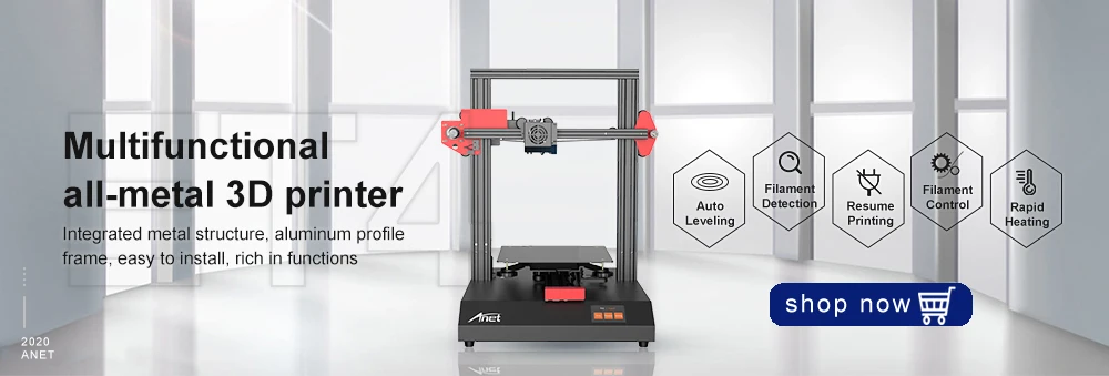 resin printer Anet 3D Printers ET4 ET4 Pro Reprap i3 Impresora 3D Printer With Auto Self Leveling Sensor Support Open Source Marlin 3d print model