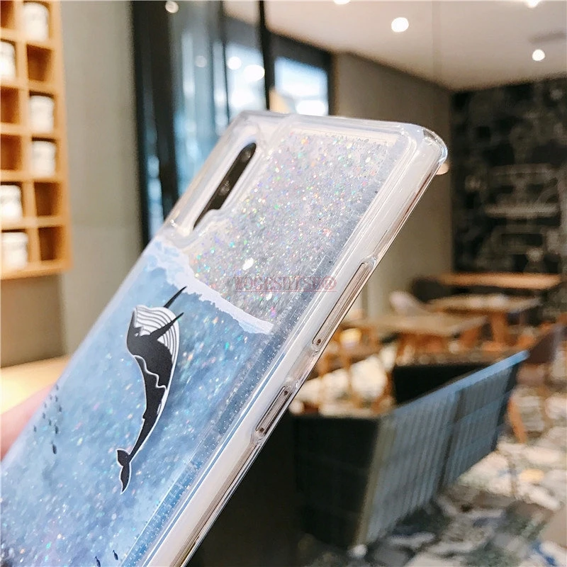 Рождественский Подарочный чехол жидкий силиконовый мягкий чехол для huawei P20 Pro P30 Lite P Smart Z Plus mate 20 Lite блестящий чехол Funda