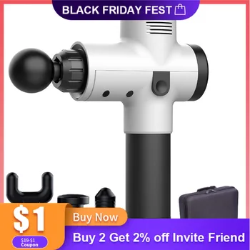 

Tissue Massage Gun Muscle Massager Muscle Pain Management after Training Exercising Body Relaxation Slimming Shaping Pain Relief
