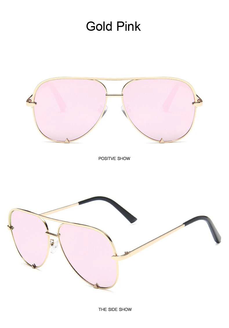 cute sunglasses Classic Vintage Sunglasses Women Luxury Brand Designer Sun Glasses Female Fashion Retro Black Gradient Aviation Oculos De Sol big sunglasses for women