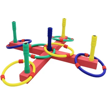 

Ring Throw Game Set-Outdoor Games for Kids and Adults-Fun Toys for Indoor Parties-Easy to Assemble