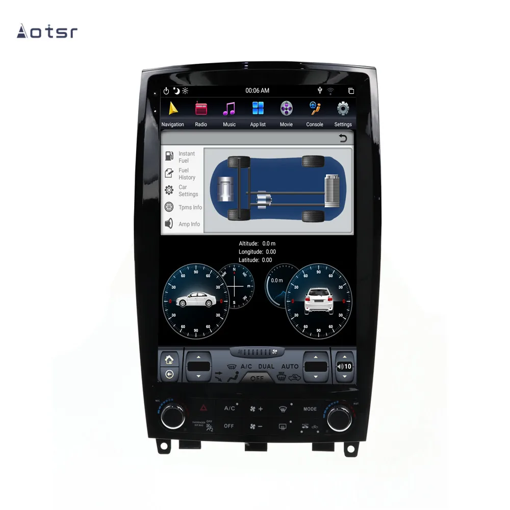 Flash Deal Android 8 Tesla style GPS navigation for Infiniti QX50 EX25 EX35 2008-2015 auto radio stereo Vertical Screen Multimedia player 2