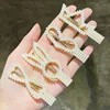 1 Set Fashion Pearl Hair Clip Snap Button Hair Pins for Women Girls Sweet Full Pearl Hairpin Lady Barrette Hair Accessories ► Photo 2/6