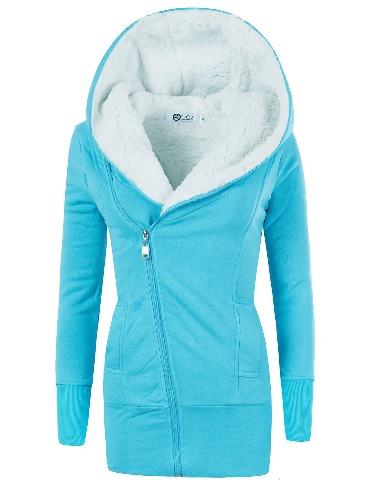 ZOGAA зимнее женское хлопковое пальто с подкладом, длинные тонкие парки с капюшоном, женские теплые куртки размера плюс, шерстяная куртка, верхняя одежда