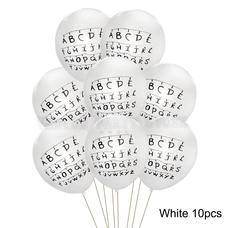 10 шт., латексные шарики для вечеринки в честь Дня Рождения, украшения для душа, вечерние шары - Цвет: White 10pcs