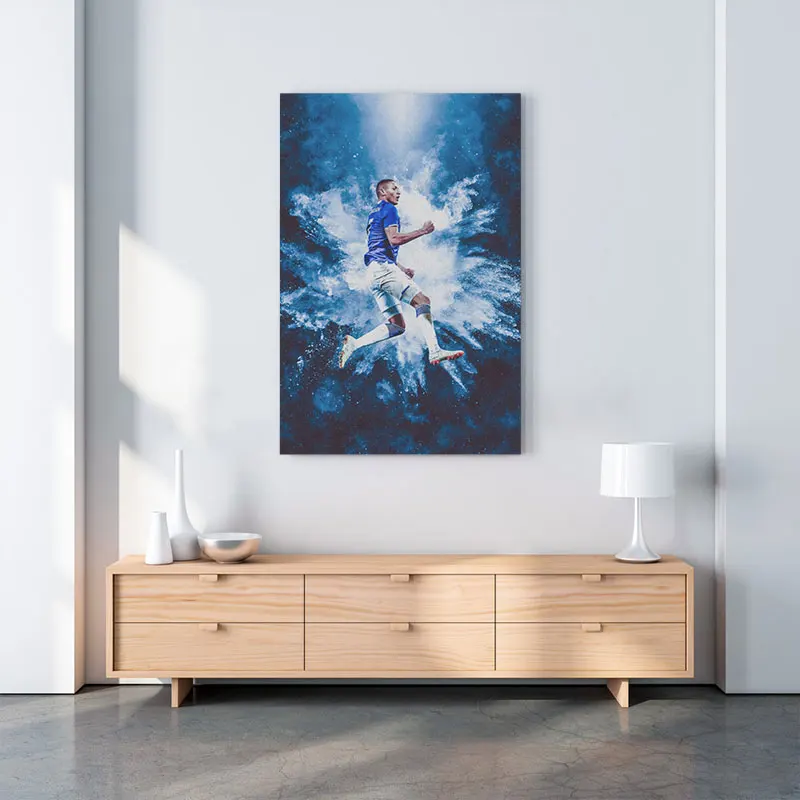 

Star Richarlison De Andrade Canvas Painting Wall Art Decoration Print For Living Kid Children Room Home Bedroom Decor Frame Gift