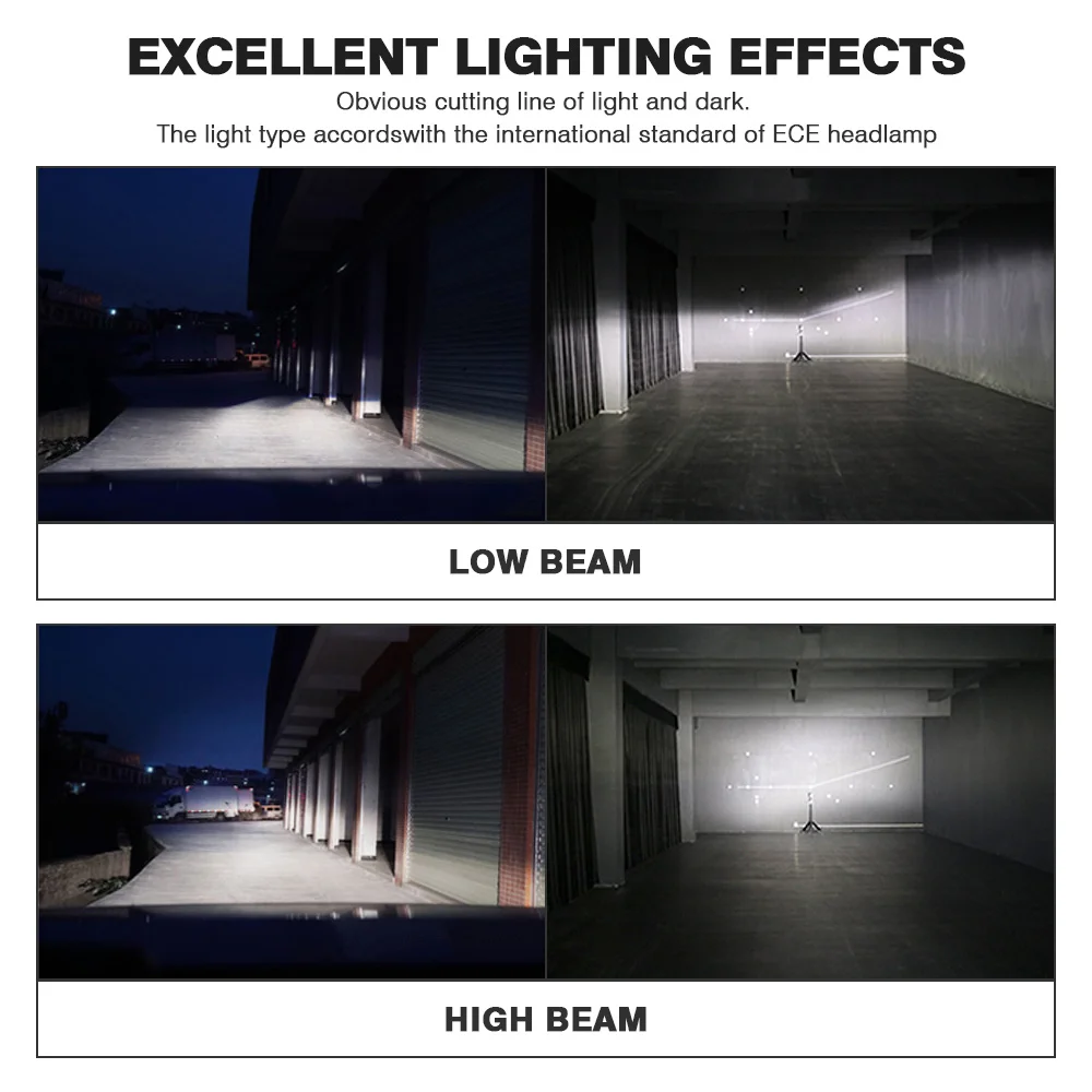 NOVSIGHT Автомобильные фары H4 led Hi/Lo луч СИД H7 H8 H9 H11 9005/HB3 9006/HB4 100 Вт 20000лм 6000 К лампочки