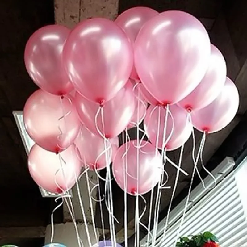 100 шт./компл. воздушные шары из латекса 10 дюймов твердой Цвет надувной круглый воздушный шар для Одежда для свадьбы, дня рождения украшения TB S