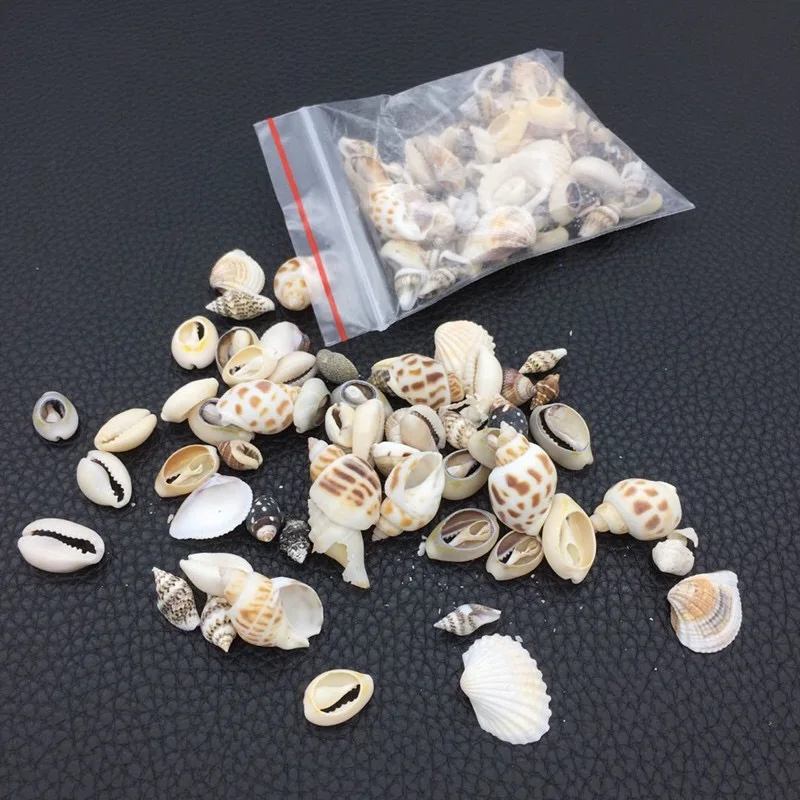 

1Bag Natural Conch Shells Mini Conch Corn Screw Wall Decoration DIY Aquarium Landscape Seashells Crafts/party Decor