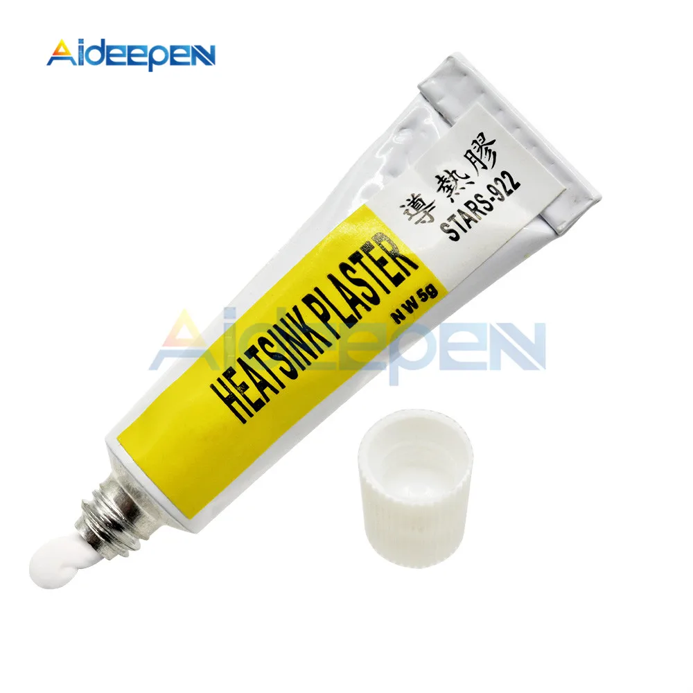 10PCS 5g*10 Star-922 GPU CPU Thermal Silicone Grease Compound Glue Cool Cooling Paste Heat For Heat Sink 50g