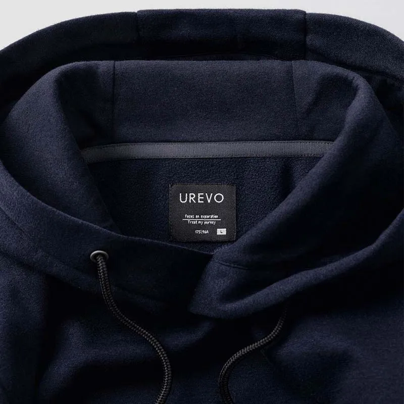 Мужская Флисовая Толстовка с капюшоном Xiaomi UREVO мягкая и удобная повседневная