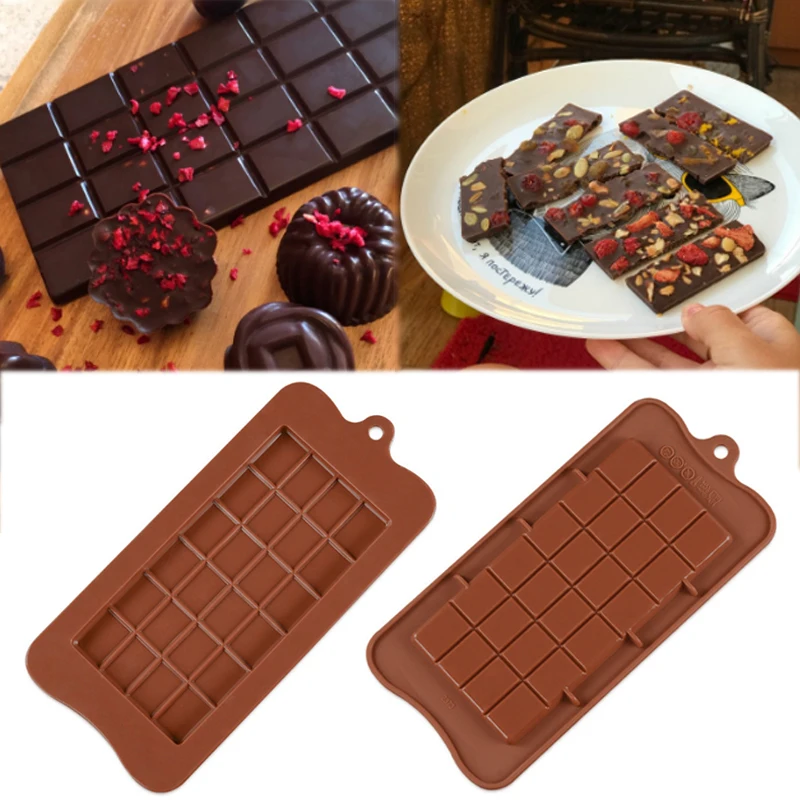 DIY Chocolate Molds Bakeware Cake Molds High Quality Square Eco-friendly Silicone Food Grade Silicone Mold 1PC 24 Cavity
