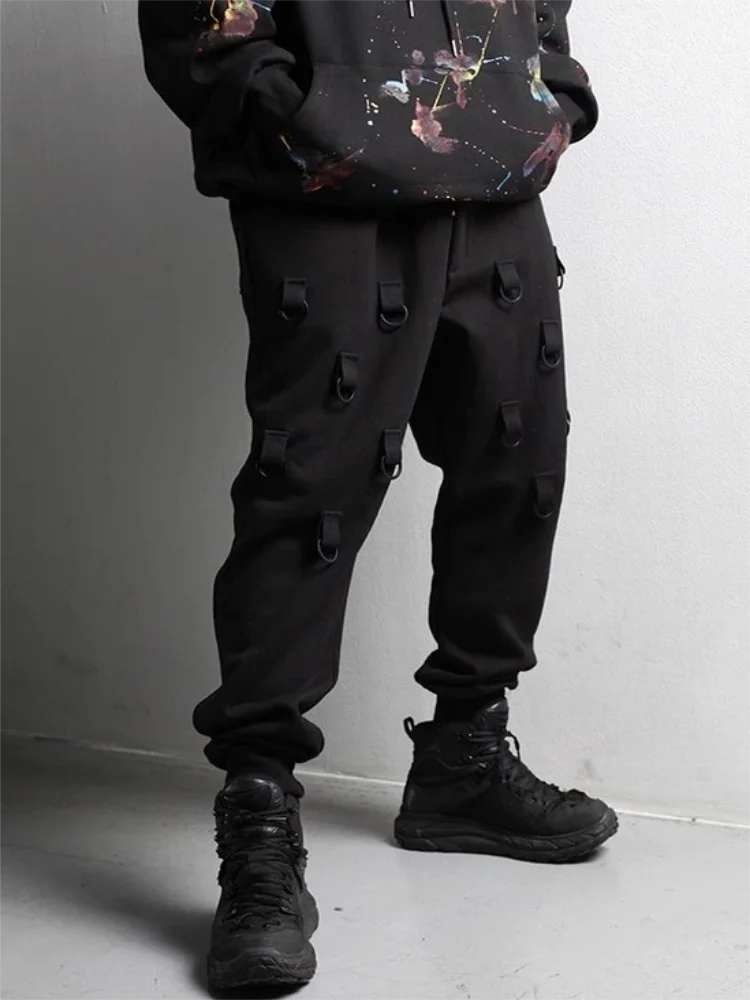 Men's Sportswear Pants Pants Spring And Autumn Classic Dark Day Fashion Trend Loose Casual Oversized Pants