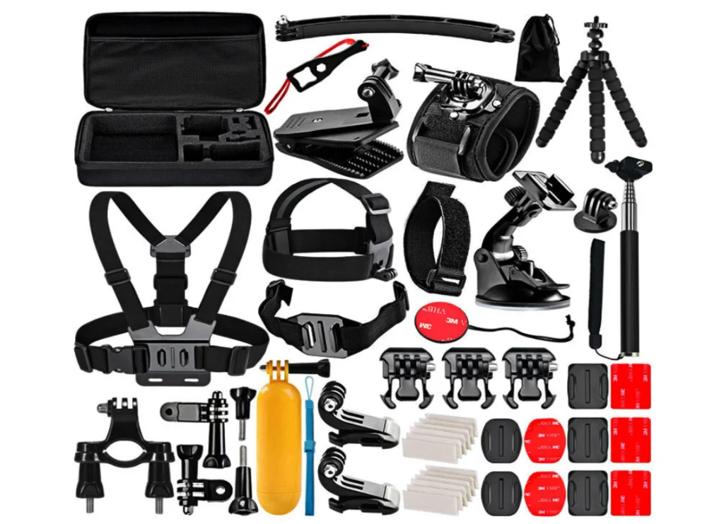 Amazon hotselling OEM/ODM уличная активность 50 в 1 камера аксессуары набор для gopro