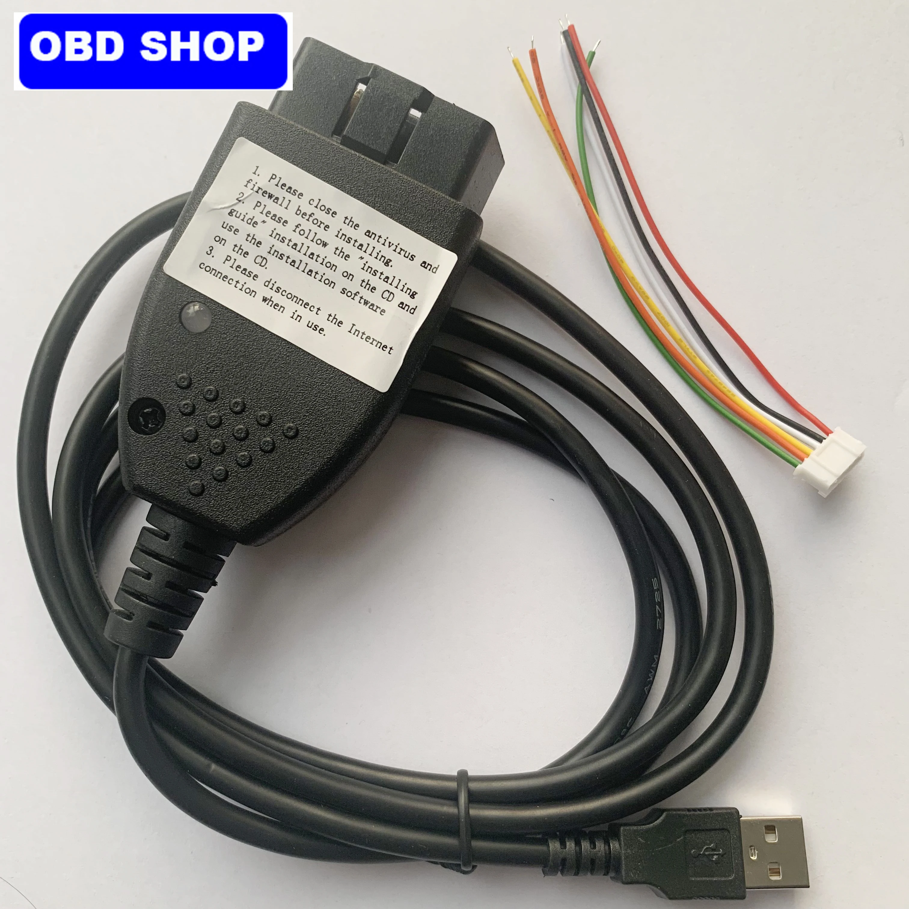 

Electrical Testers General OBDII 16 Pin Diagnostic Cable 1St ATMEGA162+16V8+FT232RQ SKU:1St-Multi-189