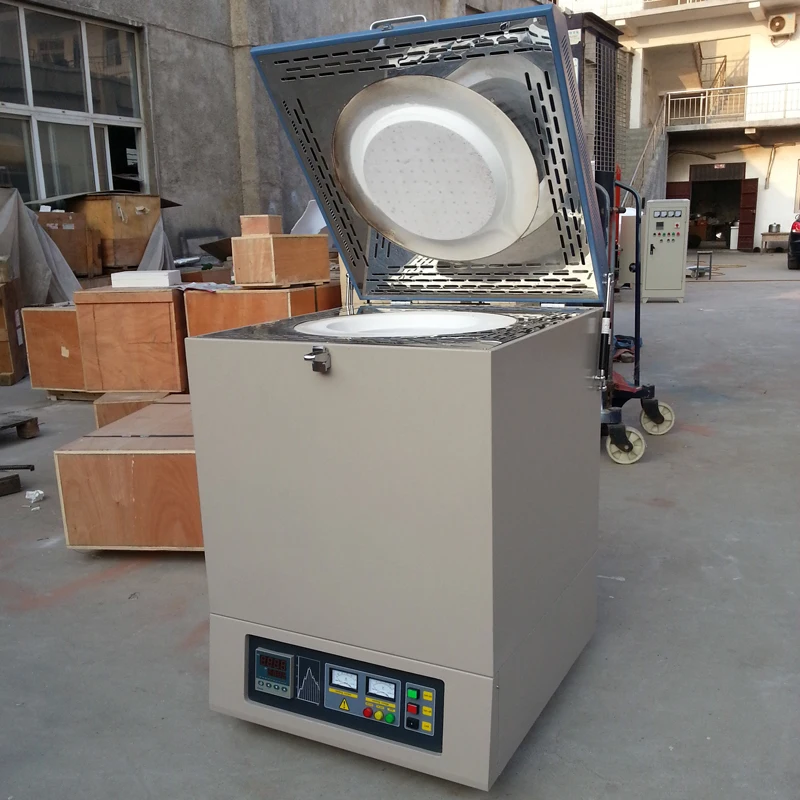 energy saving crucible mini glass tempering furnace