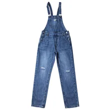 Сексуальный Демисезонный женский джинсовый комбинезон с высокой талией, эластичный светильник, повседневные обтягивающие джинсы с манжетами, джинсы длиной до щиколотки