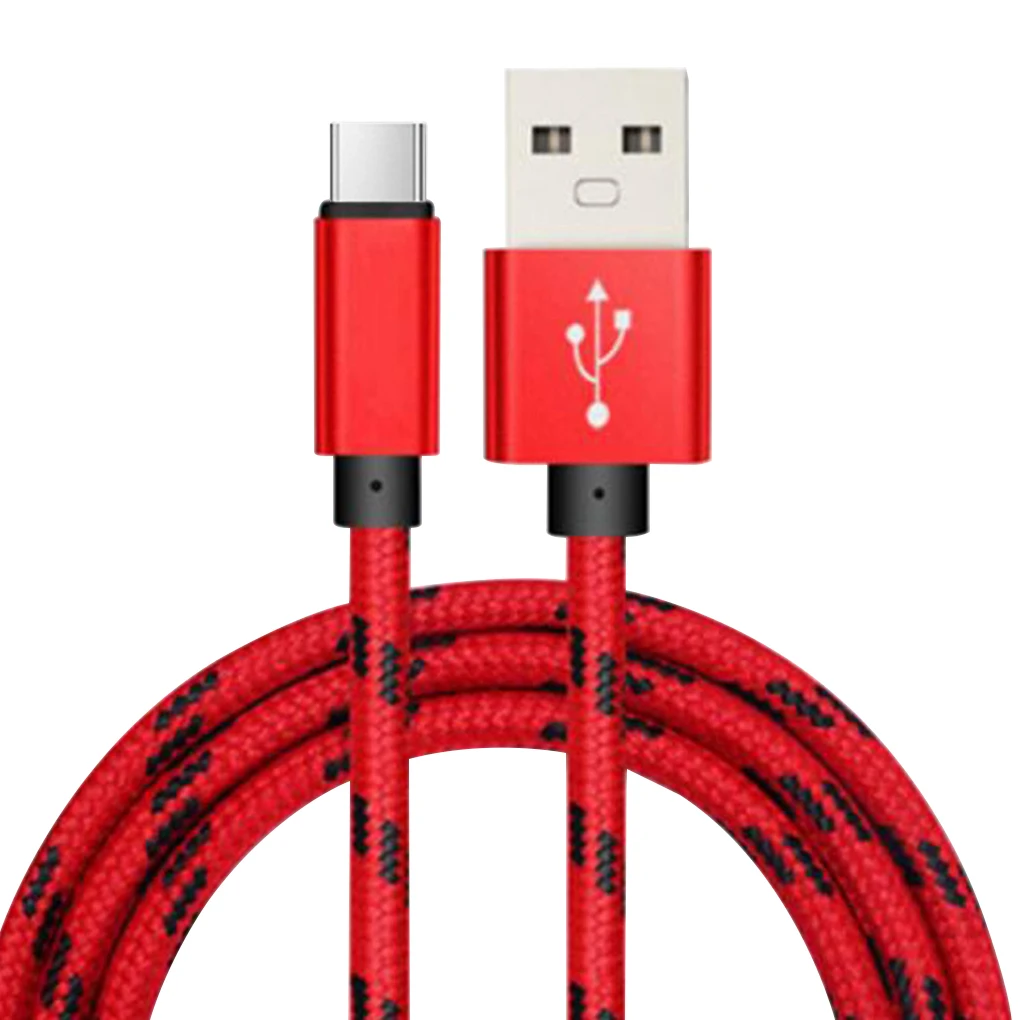 

3A(Max )Micro USB Charging Cable 1/2M Type-C Fast Charging Data Cord Nylon Weaving Charging Wire For iPhone Huawei Cable Wire