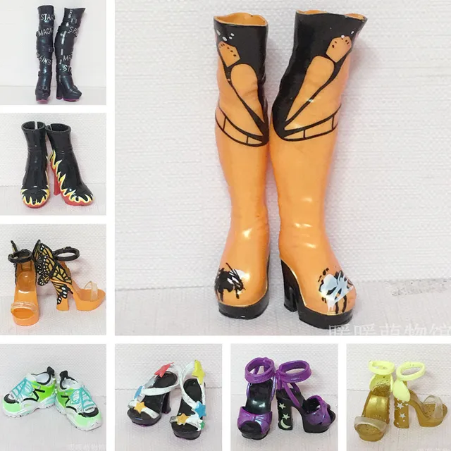 Original Rainbow School Doll Multi-style Can Choose Shoes, High Heels, Boots, DIY Dress-up Girl Toys 2