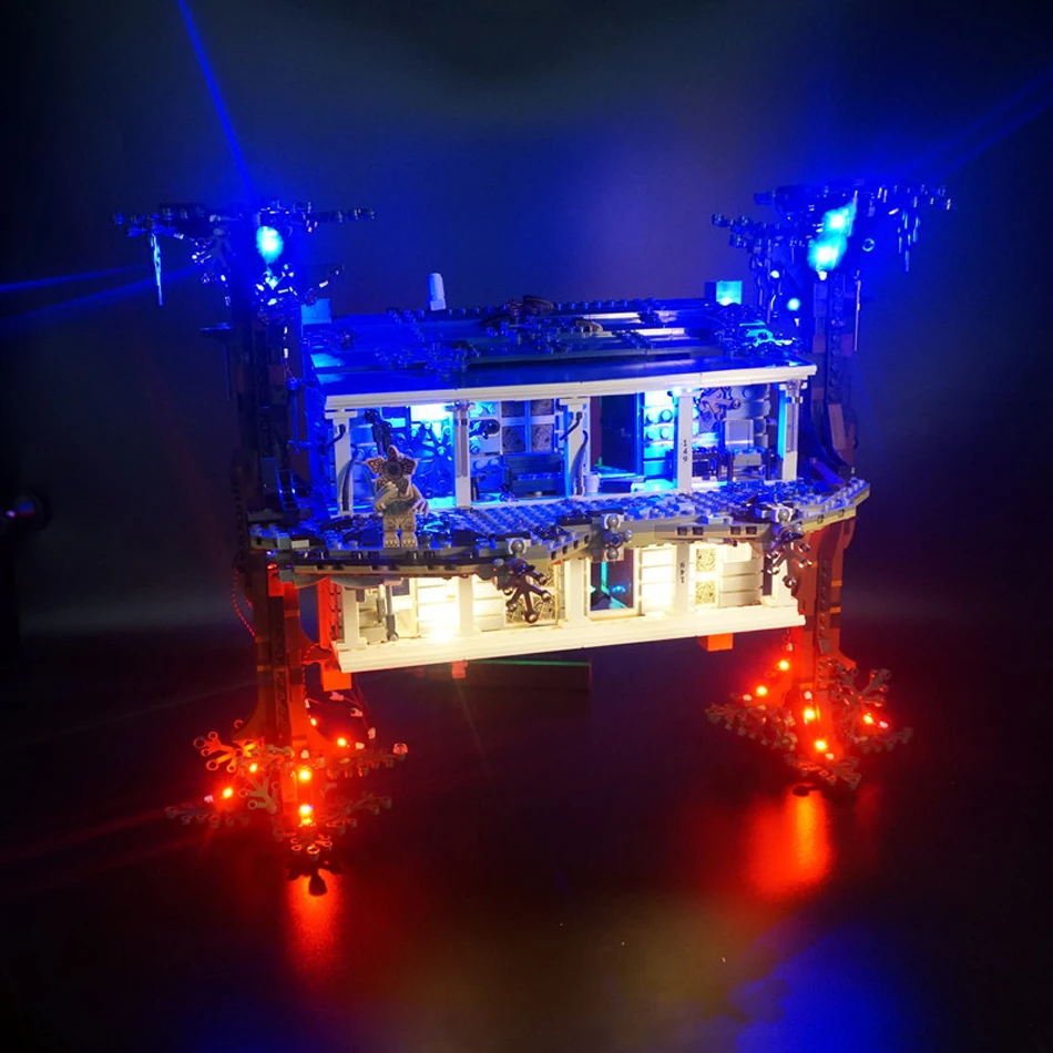 Совместимость DIY Strangered вещи 75810 перевернутом строительный блок игрушка