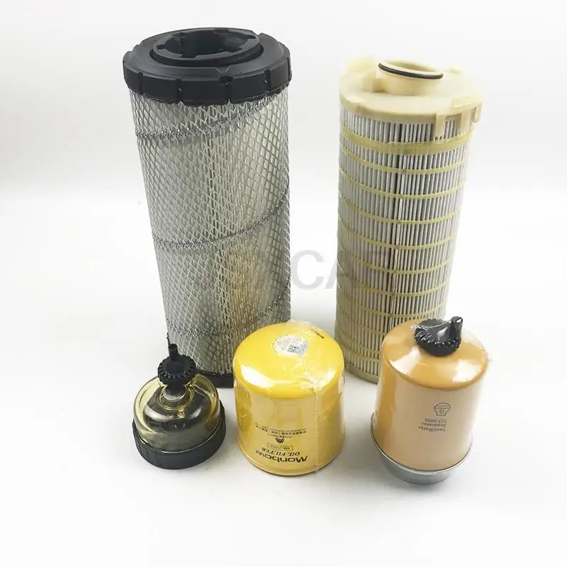 For Caterpillar Cat 305.5e 306e 307e Air Oil Diesel Filter Element