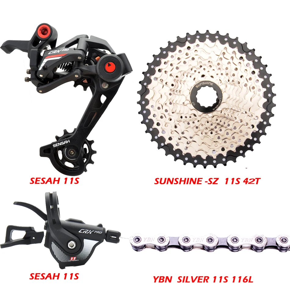 Бесплатная доставка SENSAH SRX SHIMANO M6000 11 скоростной переключатель sхалтверке 46t