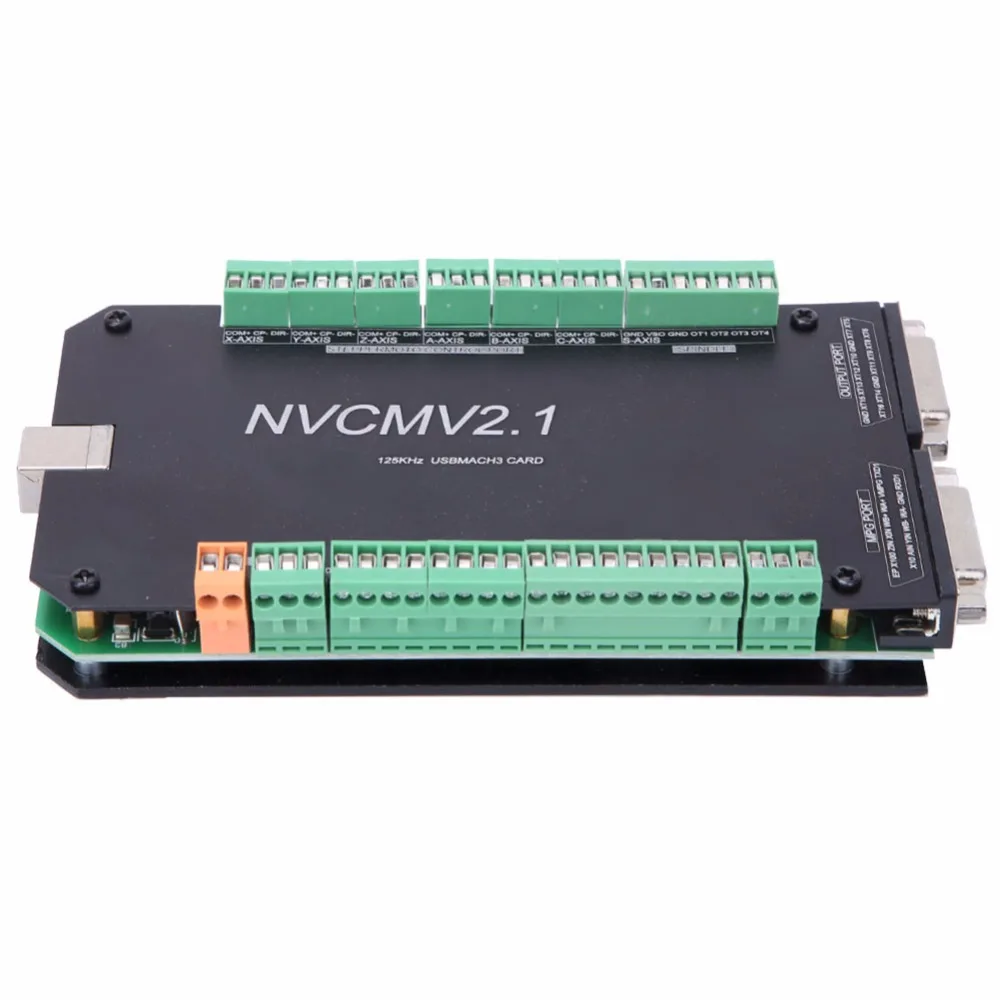 NVCM 5 Ось ЧПУ контроллер MACH3 USB интерфейсная плата карты для шагового двигателя Высокое качество