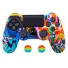 Soft Silicone Protective Case Gamepad Case Cover For PS4 Controller Case with 2 pcs Silicone Joystick Caps for playstation 4 ► Photo 3/6