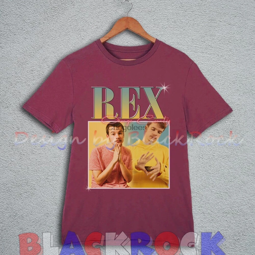 REX Orange County Rap Hip Hop 90s Retro Vintage camiseta nueva hombres