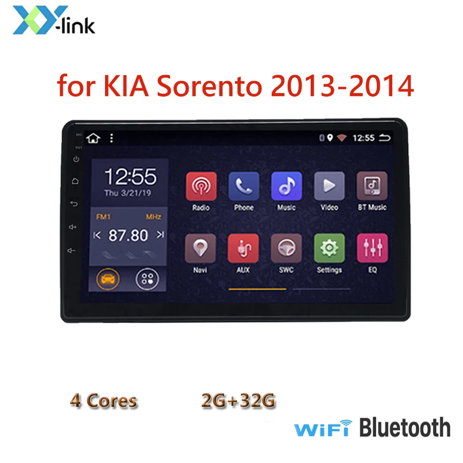 DVD мультимедийный плеер для KIA Sorento 2013- Android 8,1 9 дюймов Автомобильный Радио Стерео головное устройство навигация gps