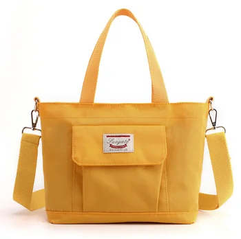 

Large-capacity breathable women's single shoulder messenger bag waterproof cloth bag simple wild lightweight handbag canvas bag