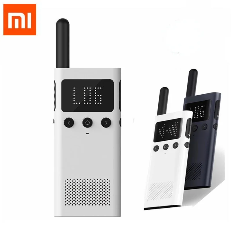95% Nuovo Xiaomi Mijia Smart Walkie Talkie 1S Con Radio Fm Altoparlante Standby Smart Phone App Posizione Condividi Team Veloce Smart Talk