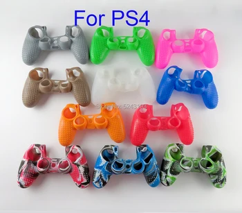 

11 Colors Silicone Camo Protective Skin Case For Sony Dualshock 4 PS4 DS4 Controller Thumb Grips Joystick
