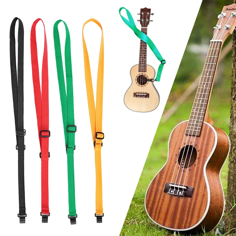 

Ukulele Straps 3 Color Violin Guitar Rope Ribbon Fabric Tape Sturdy Parts Practical Musical Instruments Cord Strap