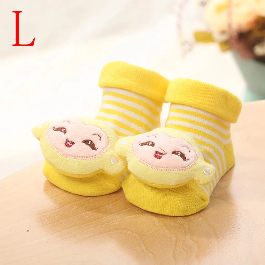 Носки для новорожденных с героями мультфильмов; нескользящие теплые носки для маленьких мальчиков и девочек; тапочки; ботинки; Infantil Menina; носки для новорожденных