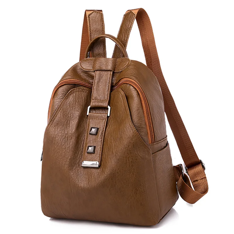 Напрямую от производителя, распродажа, стиль, большой объем, женский рюкзак из PU искусственной кожи, Ретро стиль, модный рюкзак, поперечная граница