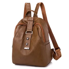 Напрямую от производителя, распродажа, стиль, большой объем, женский рюкзак из PU искусственной кожи, Ретро стиль, модный рюкзак, поперечная граница