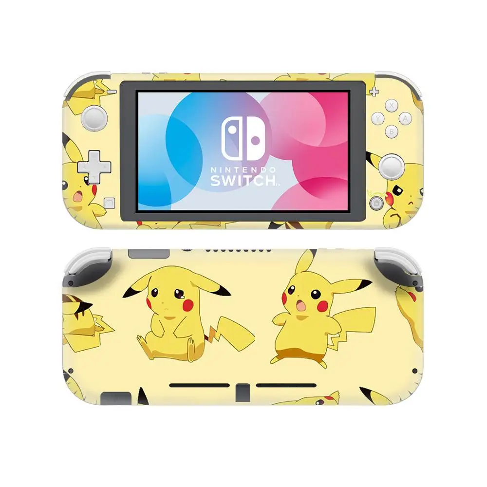 Наклейка Pokemons Skins для консольного контроллера tind Switch Lite защитный винил наклейки NS мини игровые аксессуары-Pikachus - Цвет: YSNSL0036