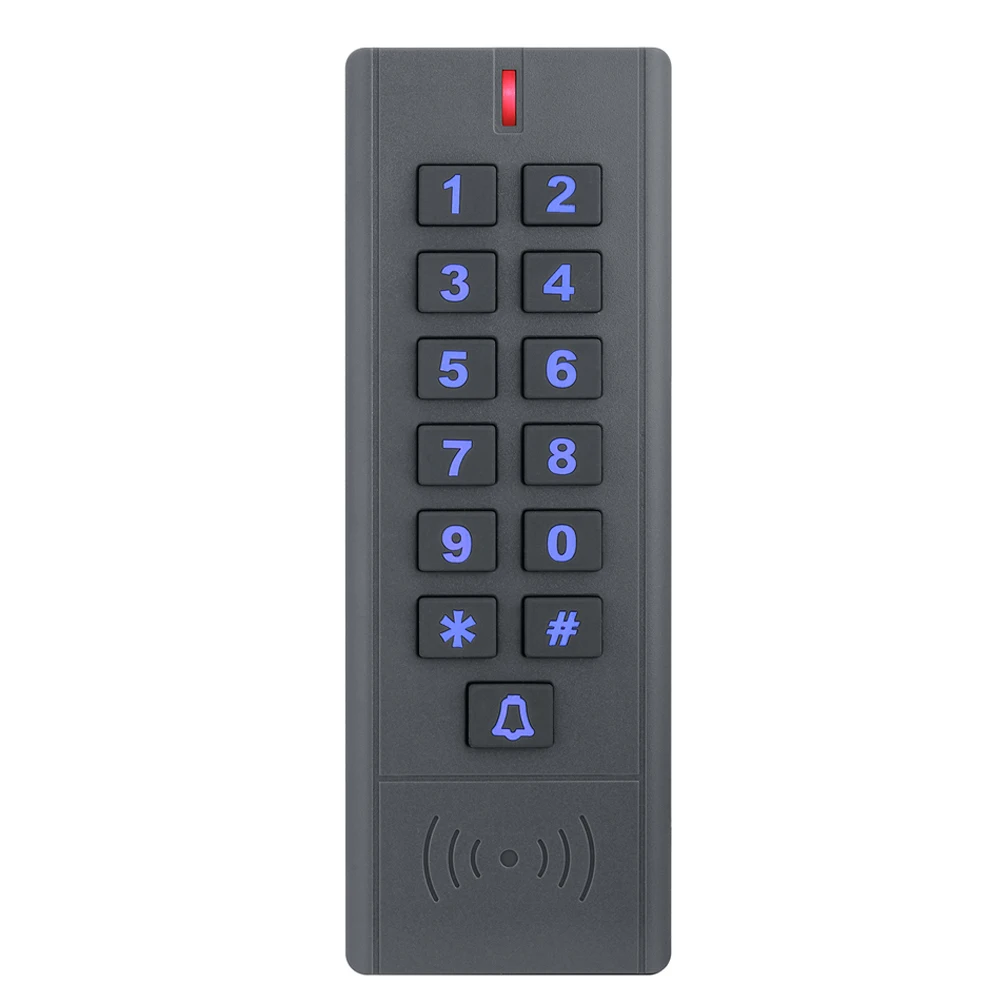 Clavier de contrôle d'accès étanche IP67, A9-D-EM KHz, carte RFID, contrôleur d'accès, système d'ouverture de porte, Wiegand DC 12V-24V, 1000 125 utilisateurs