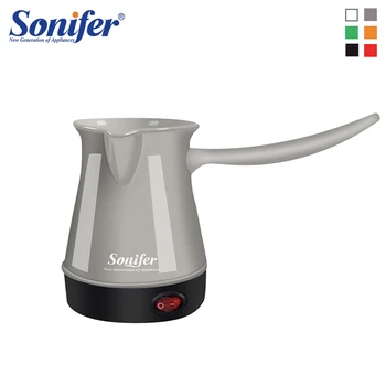 

Colorful Mini Coffee Machine Turkey Coffee Maker Portable Electrical Coffee Pot Boiled Milk Coffee Kettle for Gift 220V Sonifer