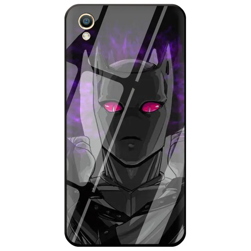 EWAU аниме JoJo убийца queen закаленное Стекло чехол для телефона чехол для OPPO A7 A5s AX7 AX5s A37 A77 A7X F3 F5 F7 F9 F11 Pro - Цвет: G1