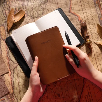 

Small Notebook A6 Diary Journal Spiral Notepad with Pen Line Agenda Planner Organizer Vintage Note Book Back to School Daily Set