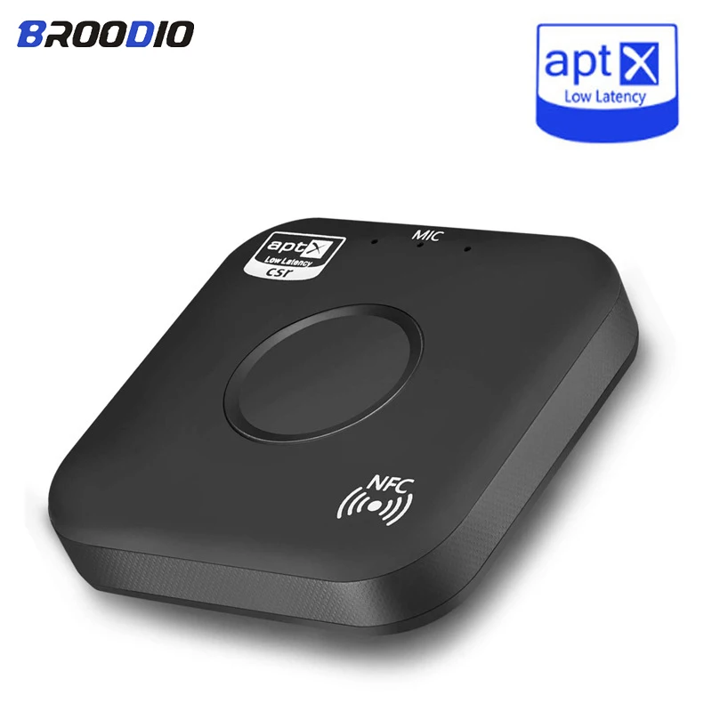 

Wireless Bluetooth 4.2 Transmitter Receiver APTX LL NFC HiFi Audio Music USB Adapter 3.5mm Jack AUX For Car Headphone Speaker