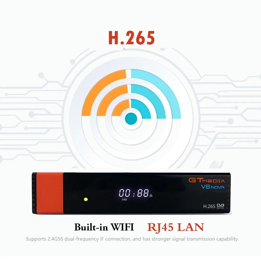 Receptor Gtmedia V8 Nova встроенный WIFI power by freesat v8 super DVB S2 Europe 5line в течение 3 лет услуги такие